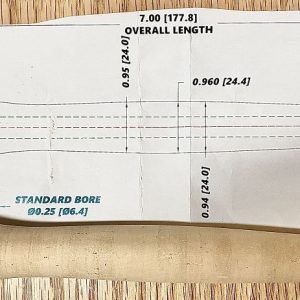 7" Snub Nose Half Wells
